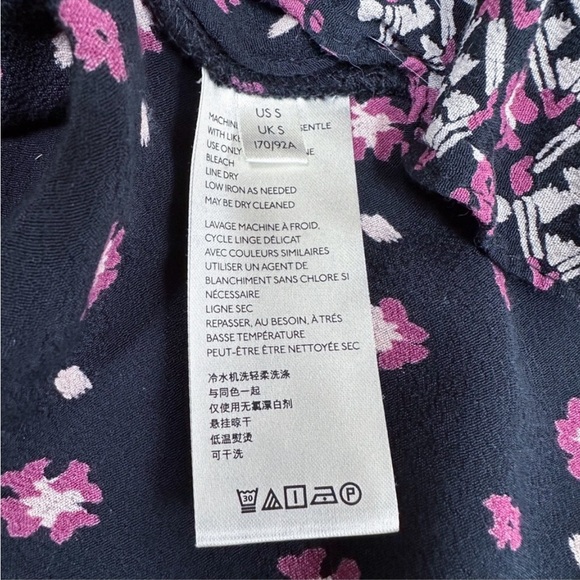 Free People Romantic Ruffles Calico Midi Dress Size S - Picture 14 of 14